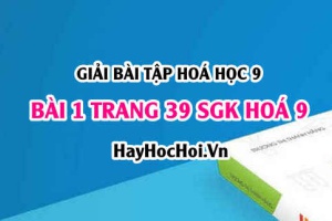 Giải bài 1 trang 39 SGK Hoá 9: Phân bón hoá học